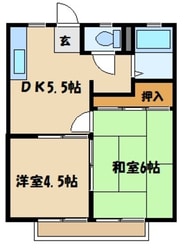 ときわハイツの物件間取画像